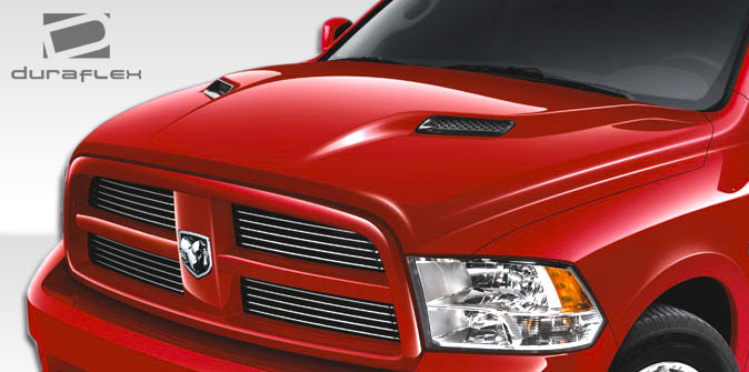 Duraflex MP-R Style Hood 09-18 Dodge Ram, 19-22 Ram Classic 1500